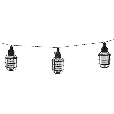 Boston Harbor Solar String Lantern Light, Plastic, 10 PC 27099