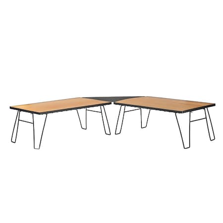 Overland Vcl Overland Table, Folding; Bamboo Base With Aluminum Legs; With Storage 30100030