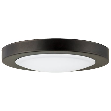 Sunlite LED 7in. 15W 30K/40K/50K Dimmable Energy Star Oil Rubbed Bronze Round Mini Panel Light Fixture 88698-SU