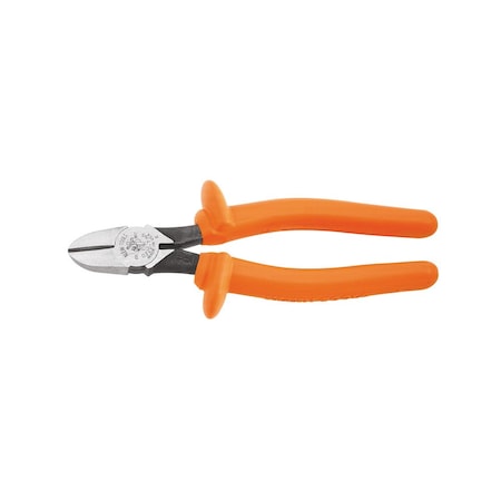 Klein Tools Diagonal Cutting Pliers, Insulated, Heavy-Duty, 7-Inch D220-7-INS