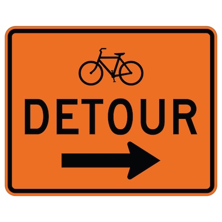 Sign Solutions Usa Traffic Sign, 30 in Width, Aluminum Sign, Horizontal Rectangle DUS06HOR3024M4-9cMR