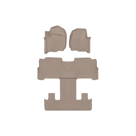 Weathertech Tan, Front and Rear FloorLiner HP 451295-1-5IM