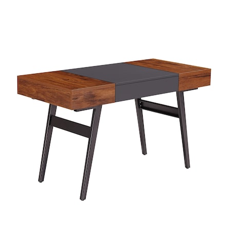 Homeroots 51" Mahogany Wood Writing Desk 723740