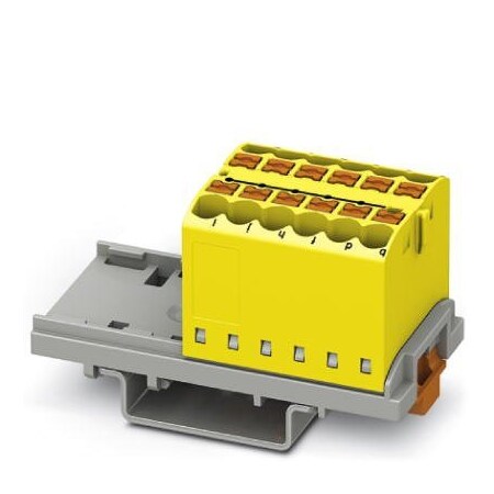 Phoenix Contact PTFIX 12X2 5-NS35 YE Distribution block 3273028