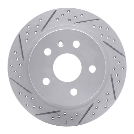 Dynamic Friction Co DFC Geoperformance Rotor - Drilled and Slotted 830-45015L