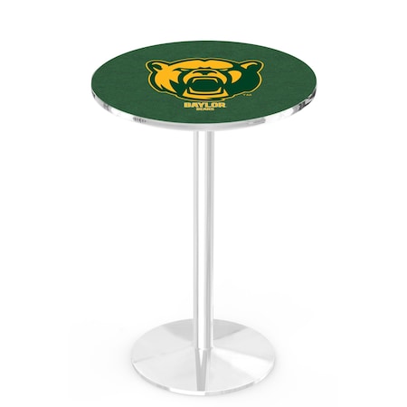 Holland Bar Stool Co 42" Chrome Baylor Pub Table, 36" dia. Top L214C4236Baylor
