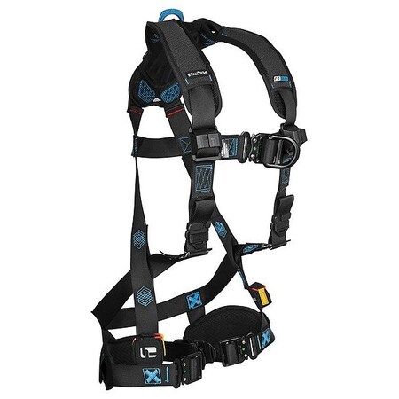 Falltech FT-One Full Body Harness, S, 425 lb, Quick-Connect Chest/ Quick-Connect Leg Straps 8124BFDQCS