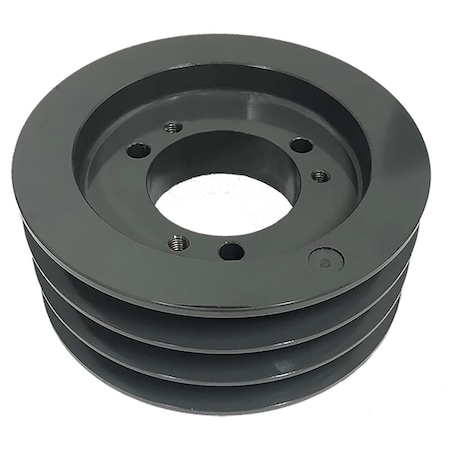 Zoro Select V-Belt Pulley, Cast Iron, 13.4 in OD 3C130E