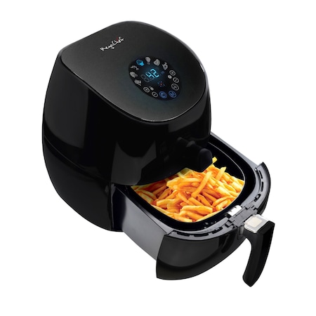 Megachef 3.5 Quart Airfryer And Multicooker With 7 Pre-programmed Settings in Sleek Black MCAI-320