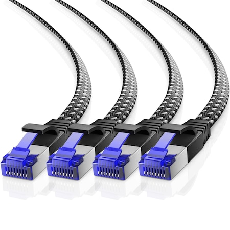 Maximm 6ft Cat7 Shielded Ethernet Cable 10Gbps 600MHz, 2PK, Black, 2PK C7F-6FT-2PK-BKBRD