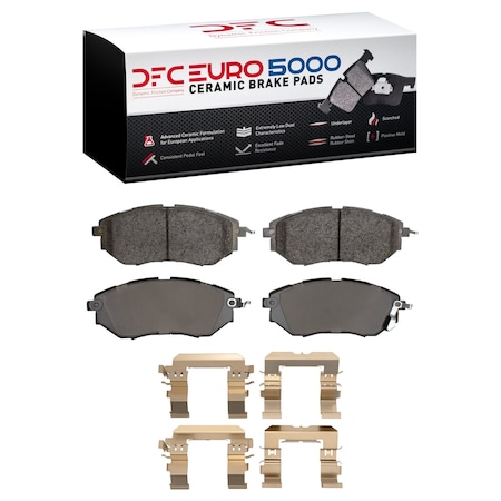 Dfc 5000 Euro Ceramic Disc Brake Pad Set, 1600-1078-01