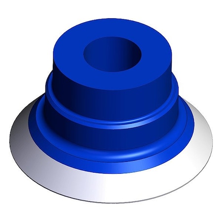 Smc Vacuum Pad, Blue, Flat Pad ZP3P-35PTSF