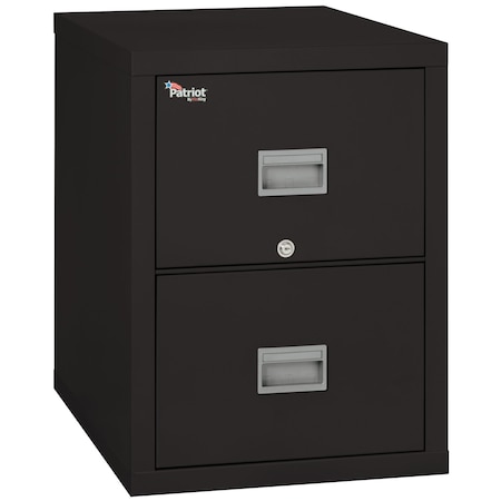 Fireking 20-13/16" W 2 Drawer File Cabinet, Black, Legal 2P2131-CBL