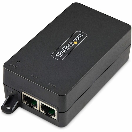 Startech.Com 1-PORT 10GBPS POE+ INJECTOR, 60W, 2.5/5/10G ETHERNET/10/100/1000MBPS, POE+ (80 AF31XC-POE-INJECTOR