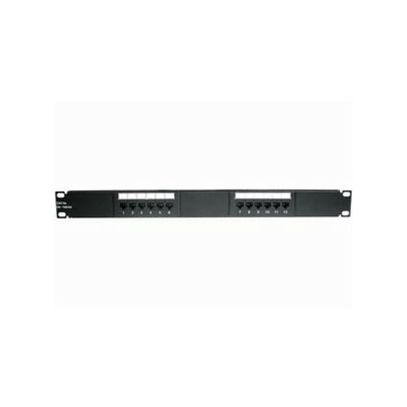 C2G CAT5E 110-TYPE PATCH PANEL 12-PORT 3850