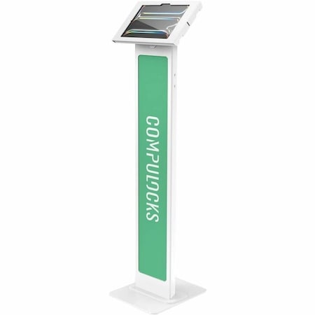 Compulocks IPAD PRO M4 11IN (2024), APEX ENCLOSURE BRANDABLE FLOOR STAND - WHITE 140W11PAPX4W