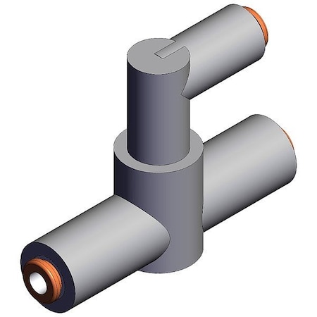 Smc AND VALVE W/ONE-TOUCH FITTING VR1211F-04