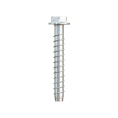 Simpson Strong-Tie Titen HD Heavy-Duty Screw Anchor, 1/2 in Dia, 4 in L, Carbon Steel, Zinc THD50400HF1