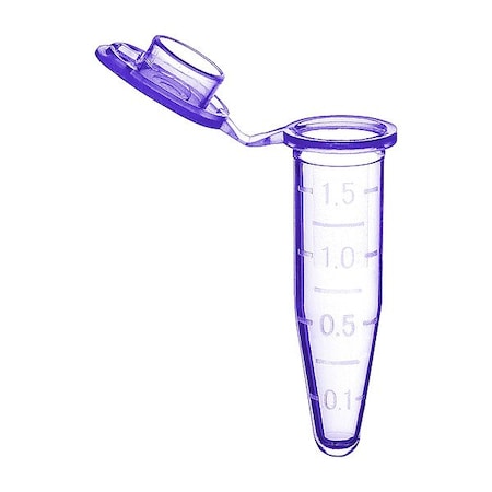 Zoro Select Microcentrifuge Tube, 0.41 in Dia, PK500 C2000-P