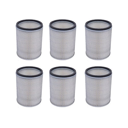 Guardair Filters, Standard, 26 in W/dia., PK6 PQ635PK