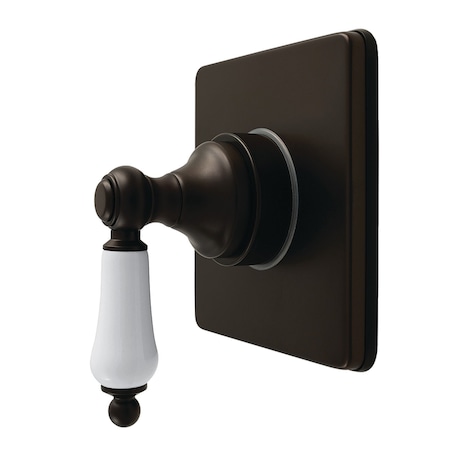 Kingston Brass Single-Handle Six-Way Diverter Valve with Square Trim Kit, Oil Rubbed Bronze KS4045PL