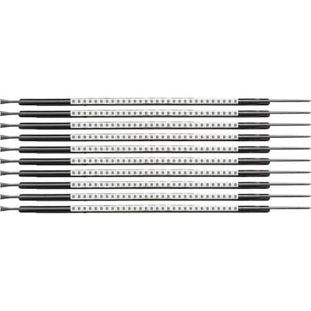 Brady ClipSleeve Wire Markers Size 05 Nylon 22 AWG - 20 AWG, B Pack of 300 Each, 300PK SCN05-B