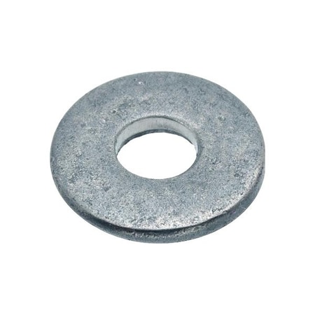 Zoro Select Flat Washer, For Screw Size #2 , Aluminum Plain Finish, 5 PK WASB#2RAL
