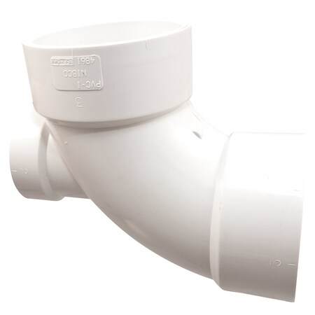 Nibco 4861 3x3x2 Hub 90 Elb With Hi Heel Inl PVC K445250