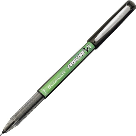 Pilot Of America Precise V5 Be-green Roller Ball Stick Pen- Black Ink - 0.5 mm. 26300