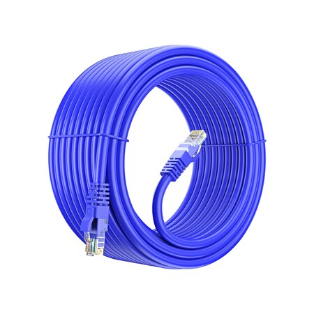 Maximm 50ft Cat6 Pure Copper UTP Ethernet Cable, Blue CAT6-50FTBlue