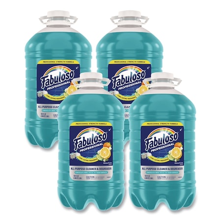 Fabuloso All-Purpose Cleaner, Citrus Fresh Scent, 125 oz Bottle, 4PK 61051911
