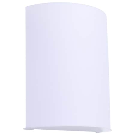 Nuvo Crispo LED Wall Sconce White Finish 27K/3K/35K/4K/5K CCT Selectable 62/1886
