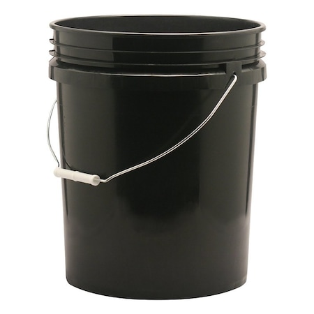 Leaktite Plastic Pail 5 Gal Blk 005G01BK120