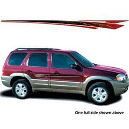 Sharpline Converting RUMBLER- 5 in. X 70 in. FIRE RED-BLACK R67931