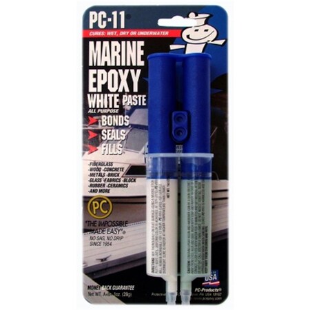 Pc Products 1 Oz White Marine Epoxy Paste  010112 PR308875