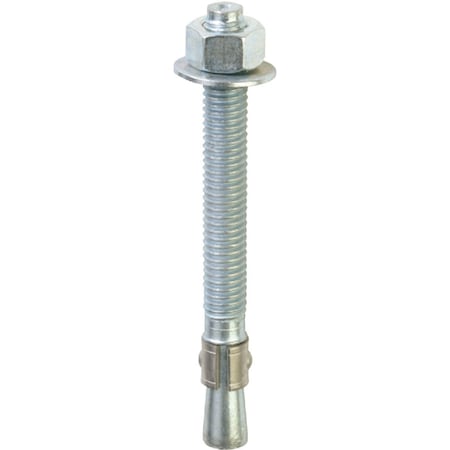 Red Head 5/8'' x 5'' Zinc Wedge Anchor Bolt 50089