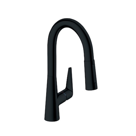 Hansgrohe Talis S Prep Kitchen Faucet, 2-Spray Pull-Down, 1.75 GPM in Matte Black 72815671
