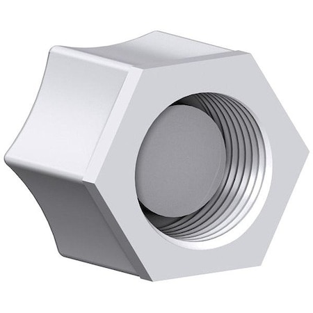 Jaco Compression Nuts, 17/32"L, White, PK5 P-O-2