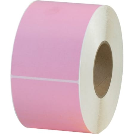 Partners Brand Thermal Transfer Labels, 4" x 6", Pink, PK4 THL130PK