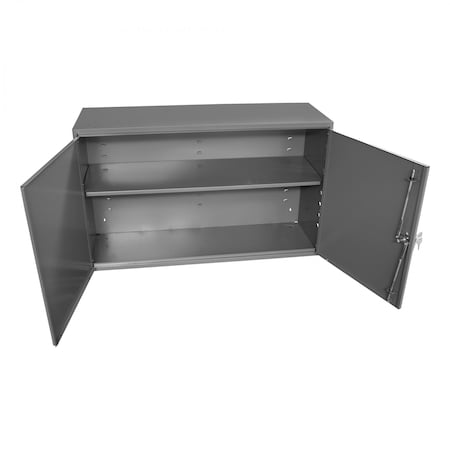 Durham Mfg Wall Mounted Storage Cabinet, 1 Shelf 062-95-ADJFS