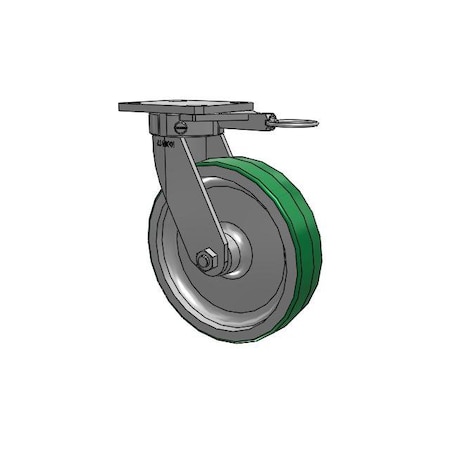 Albion Caster, Kingpinless, 8x2, 110PD08201SL 110PD08201SL