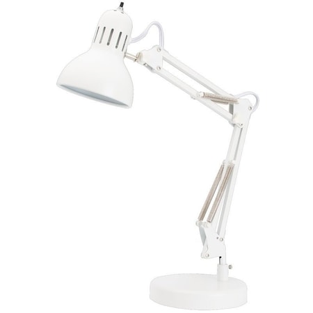 Boston Harbor Boston Harbor TL-WK-134E-WH-3L Swing Arm Work Lamp, 60 W TL-WK-134E-WH-3L