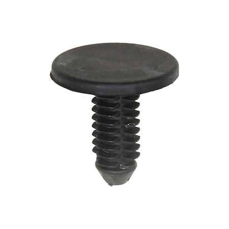 Auveco Retainer; Head Diameter: 18mm, Stem Diameter: 7.3mm, Stem Length: 16mm, Black Nylon, 25PK 21940