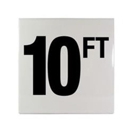 Inlays 6 in. Smooth Ceramic Tile - 10 FT C610092