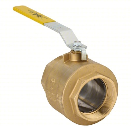 Apollo Valves Manual 2-Way Ball Valve, NPT, Brass 77F14A01