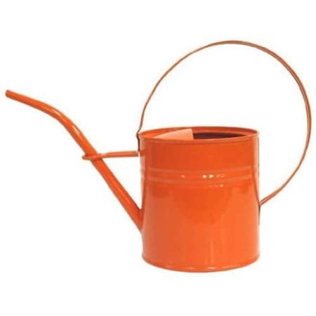 Superherostuff 1.5 qt. Enameled Galvanized Steel Watering Can, Tangerine PA3007834