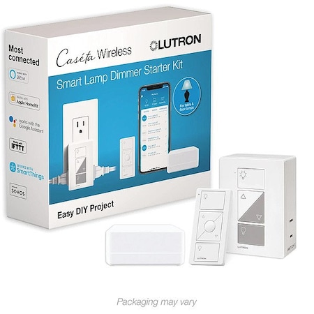 Lutron Smart Lamp Timer Kit, White P-BDG-PKG1P