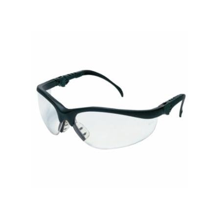 Mcr Safety Klondike Plus Protective Eyewear, Clear Lens, Duramass Anti-Fog, Black Frame 135-KD310AF