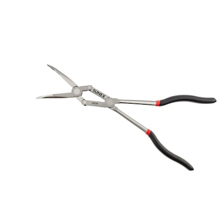 Sunex TOOLS, Dual-Joint Extended Reach Pliers-45 Degree Bent SXCJB