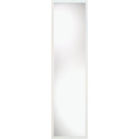 Home Decor Innovations Suave 13''x49'' Wht Plastic Door Mirror 20-6230